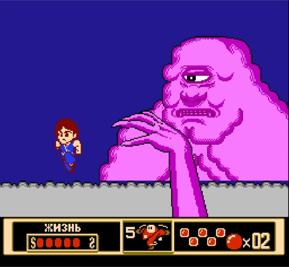 Jackie Chans Action Kung Fu - геймплей игры Dendy\NES